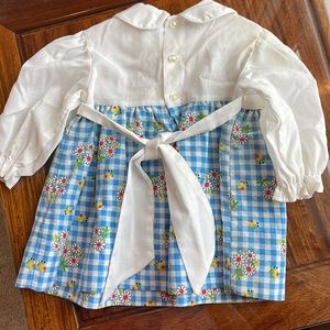 Vintage | Dresses | Vintage Baby Girl Dress With Smocking And Rick Rack ...